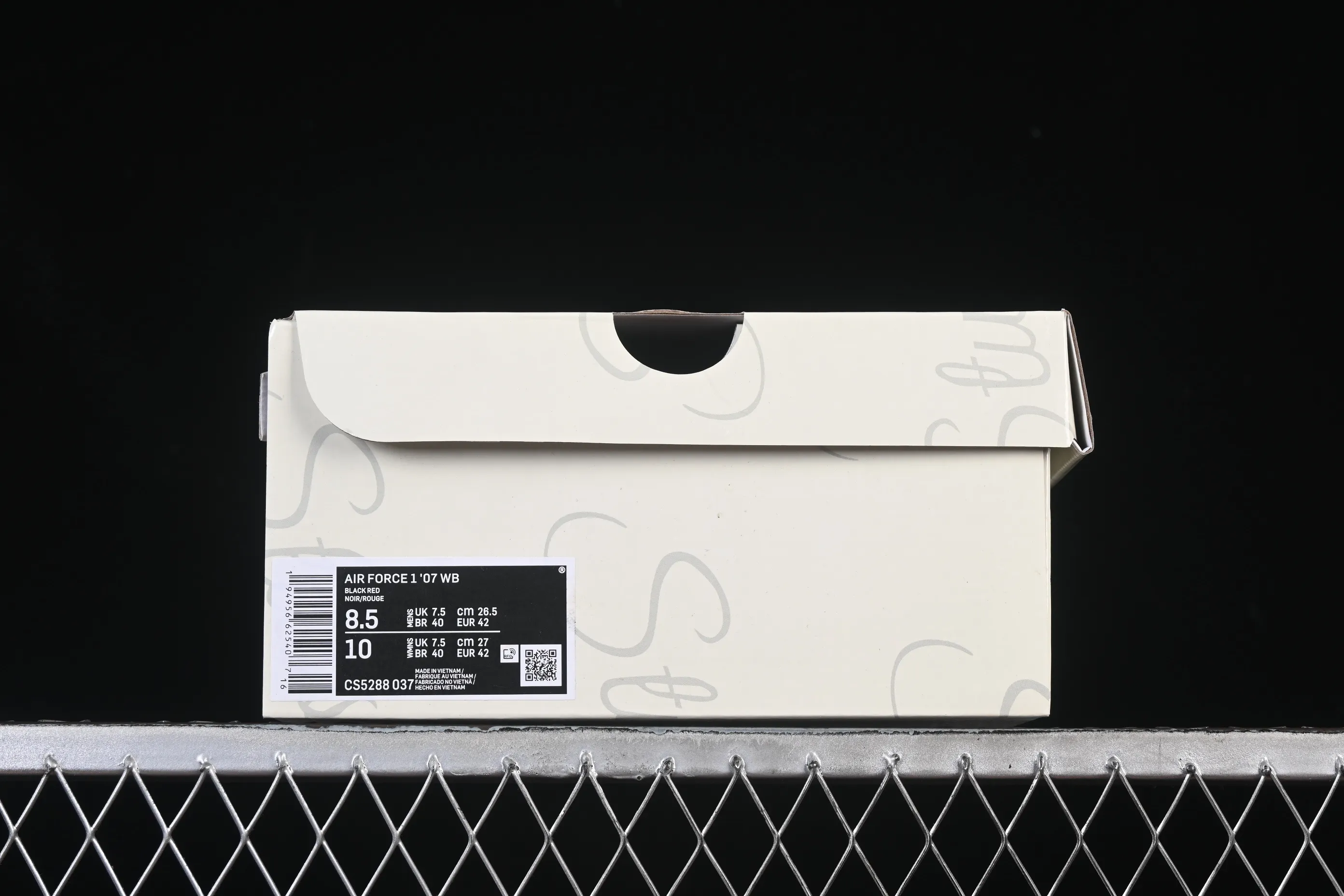 All categories Nk Air Force 1 Air Force series Nk Air Force 1 Low Air Force low-top Nike Air Force 1'07 Low Stusi co-branded beige hook black bottom Air Force 1 low-top casual sneakers CS5288-037